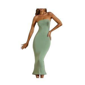 green emerald velvet dress OH POLLY Khaki Green Jersey Mini Dress UK 10  Reliked
